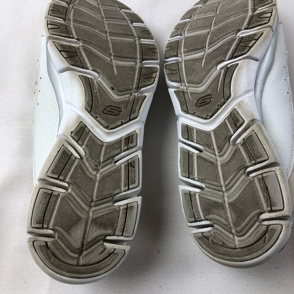 Skechers Relaxed Fit Air-Cooled Memory Foam Women's Sneaker White size 10 - Picture 7 of 7